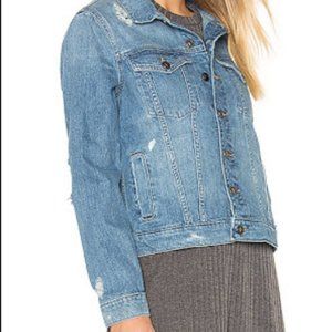 DL1961 Distressed Boyfriend Denim Jacket - Maddox